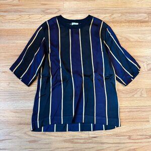 Dries Van Noten Flowing Viscose Striped Shirt Size 40